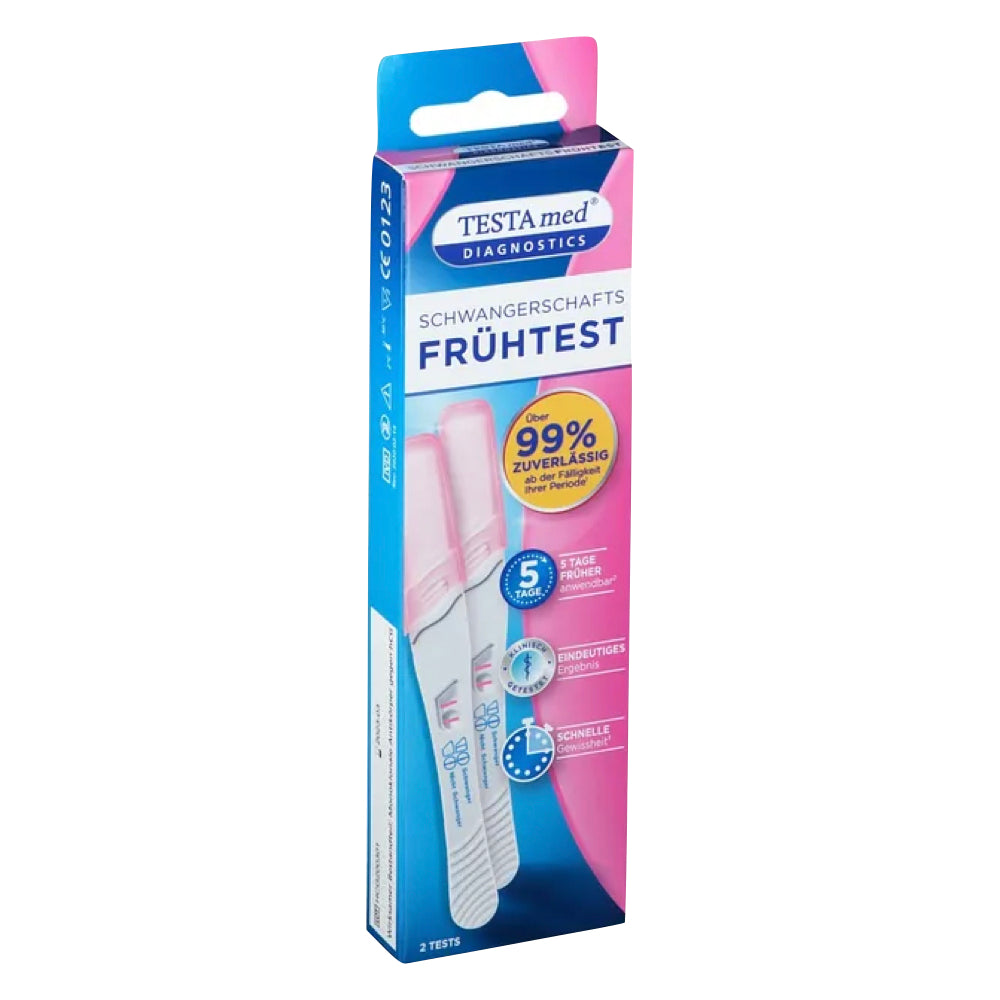 Testamed Diagnostics Early Pregnancy Test Sensitive 2 pcs