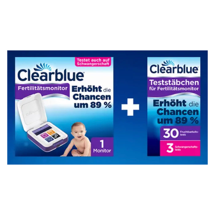Clearblue Advanced Fertility Set (Monitor 1 pc + Test Sticks 33 pcs)