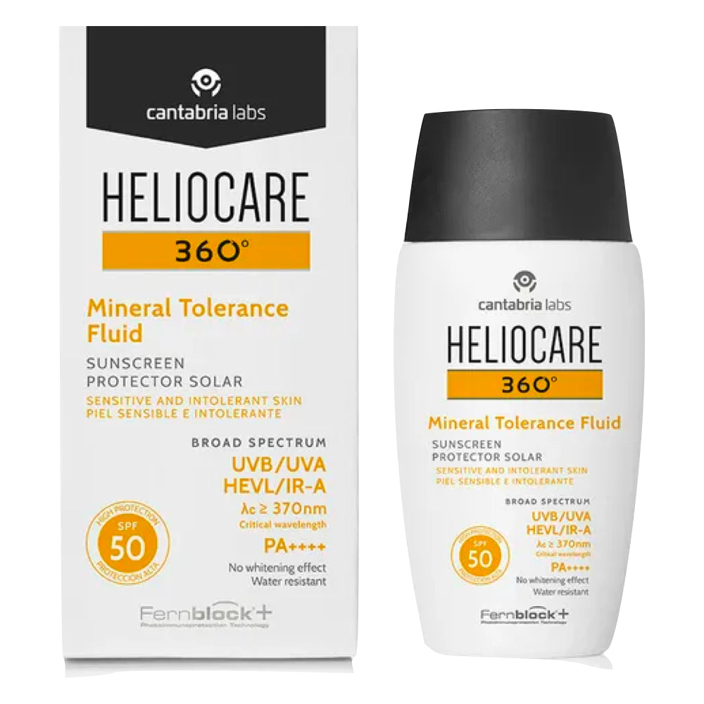 Heliocare 360 ​​° minerale tolerantie vloeistof spf 50 50 ml