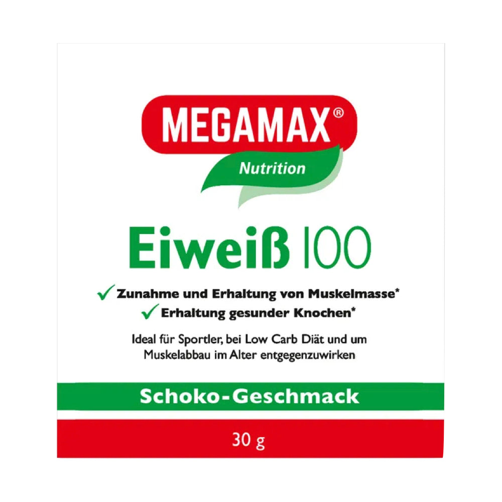 Megamax ernæringsprotein 100 chokoladesmag 30 g
