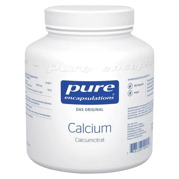 Pure Encapsulations Calcium (Calcium Citrate) 180 capsules