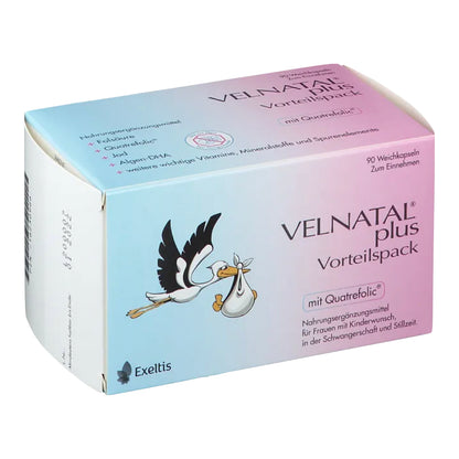 Velnatal Plus With Quatrefolic 3 x 30 pcs