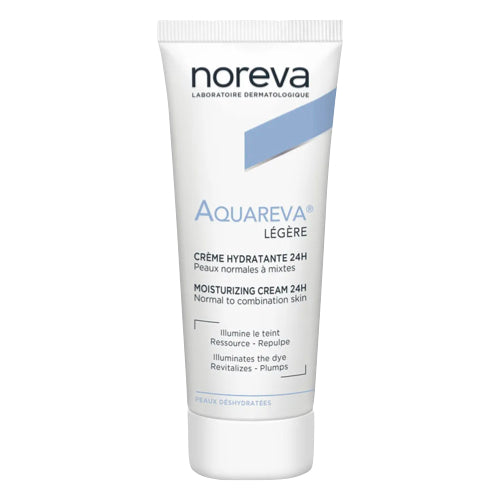 Noreva Aquareva Moisturizing Light Cream 24H For Normal To Combination Skin 40 ml