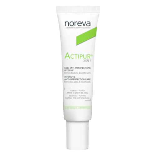 Noreva Actipur 3 en 1 crema de cuidado anti-impperfección intensiva 30 ml