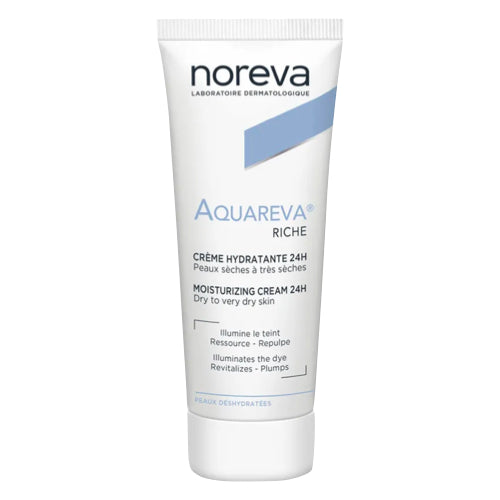 Noreva Aquareva Moisturizing Rich Cream 24H For Dry To Very Dry Skin 40 ml