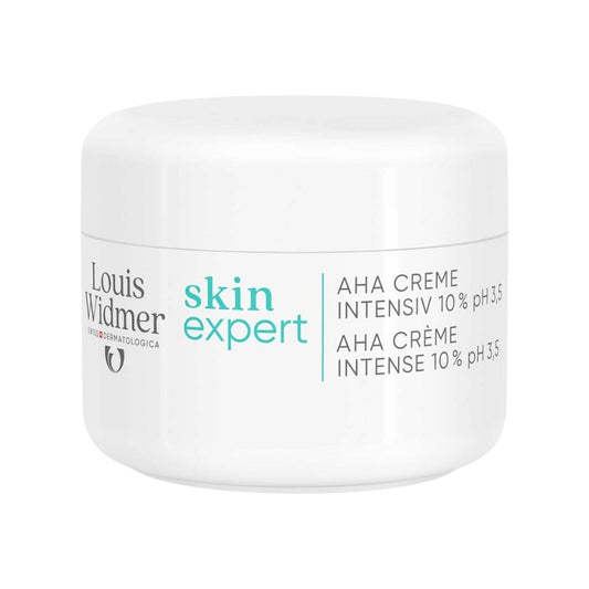 Louis Widmer SkinExpert AHA Cream 10% is suitable for regular use of the skin with AHA acids as a fruit acid treatment for mature skin. Special ingredient, α-Hydroxy acids, from natural and synthetic raw materials stimulate cell renewal. Shop at VicNic.com