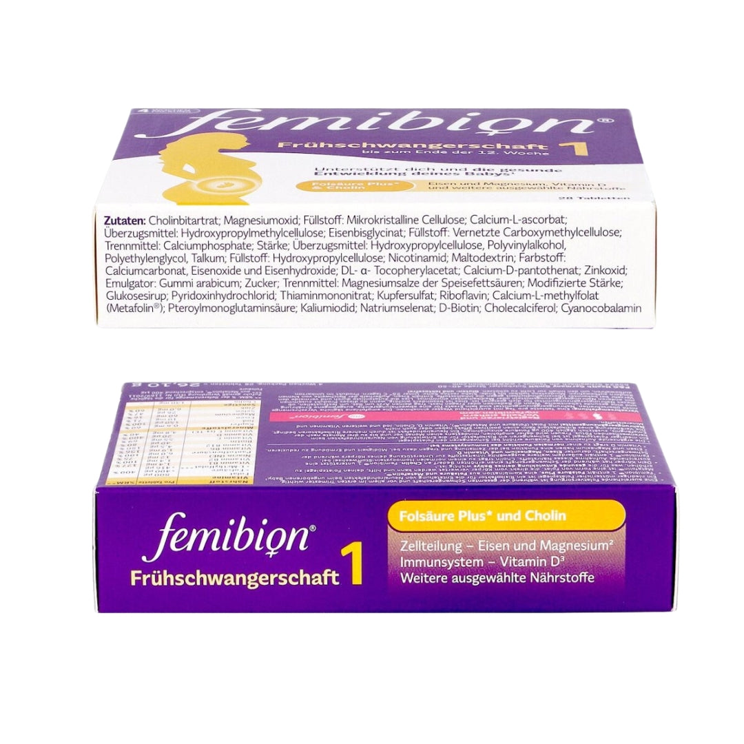 <tc>Femibion</tc> 1 tidlig graviditet 28 tabletter (4 ugers brug)