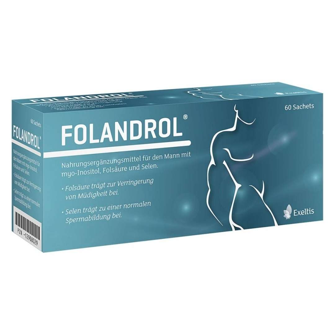 Food supplement for men with myo-inositol, folic acid and selenium, with sugar and sweeteners, buy at vicnic.com