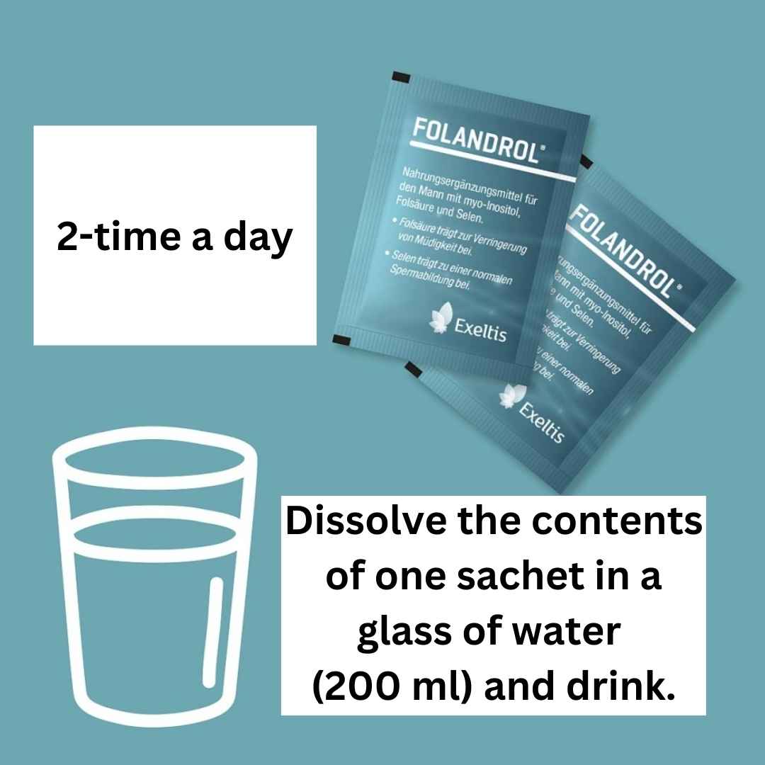 Folandrol Male Nutritional Supplement for Family Planning 60 Sachets