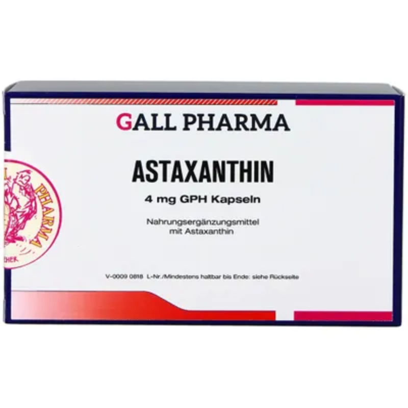 Astaxanthin 4 mg Gph capsules