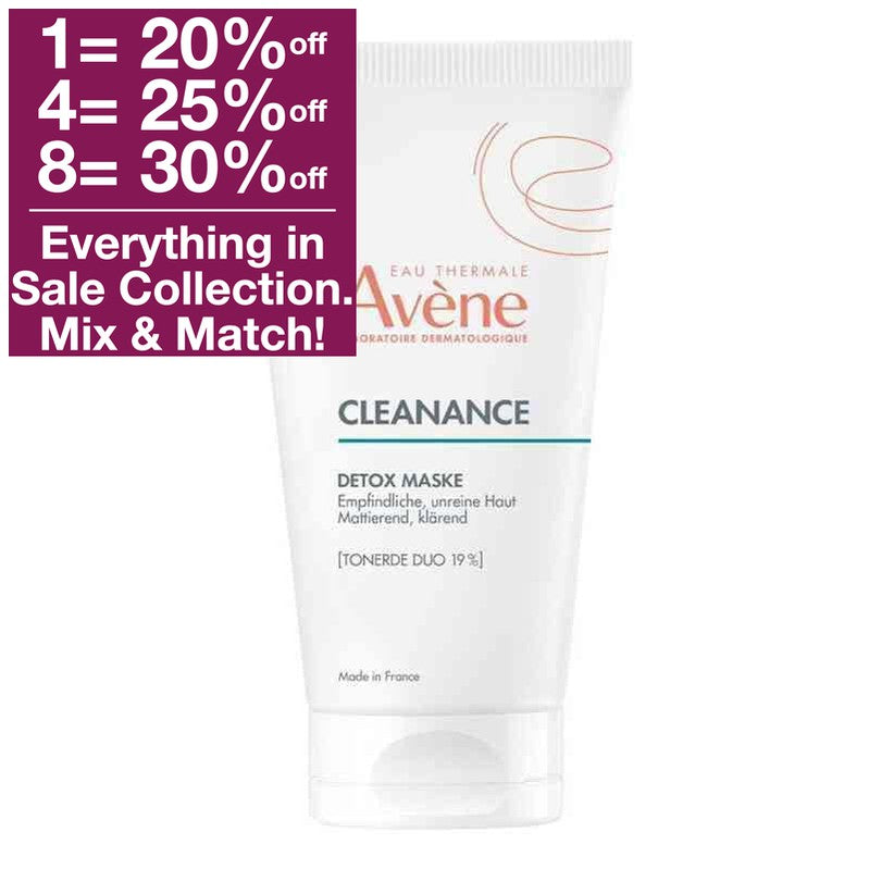 Avene Cleanance Detox Mask&nbsp;reduces excess sebum thanks to the high proportion of clay (19%) and the active ingredient Comedoclastin™ and ensures an immediate and long-lasting mattifying effect.