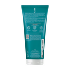 Teal tube with text and logos 