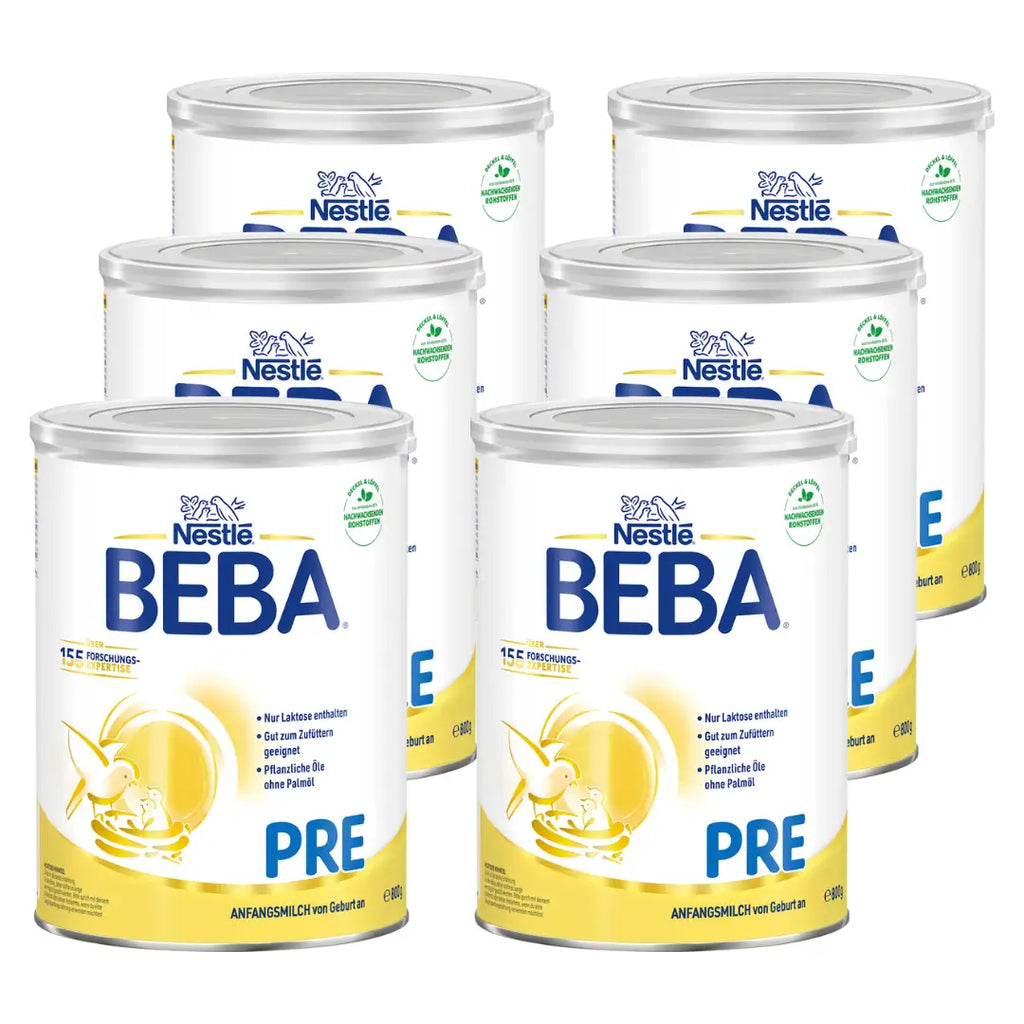 Beba Pre Infant Milk Formula - package of 6 x 800g