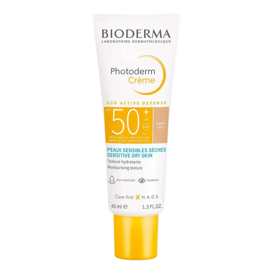 Package of Bioderma Photoderm Cream Tinted (Light) SPF 50+ 40 ml