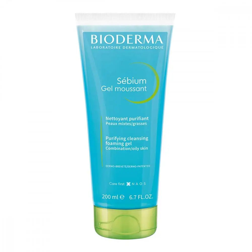 Bioderma Sebium Gel Moussant Cleansing Gel Tube 200 ml