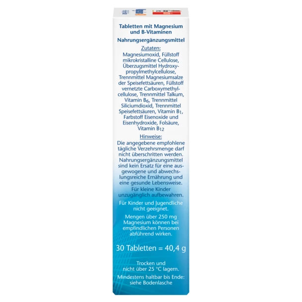 Side of the box showing the ingredients list