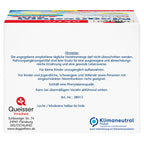 Notes about nutritional supplements - top of the package