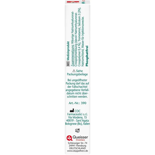 Ingredients list on the side of the box