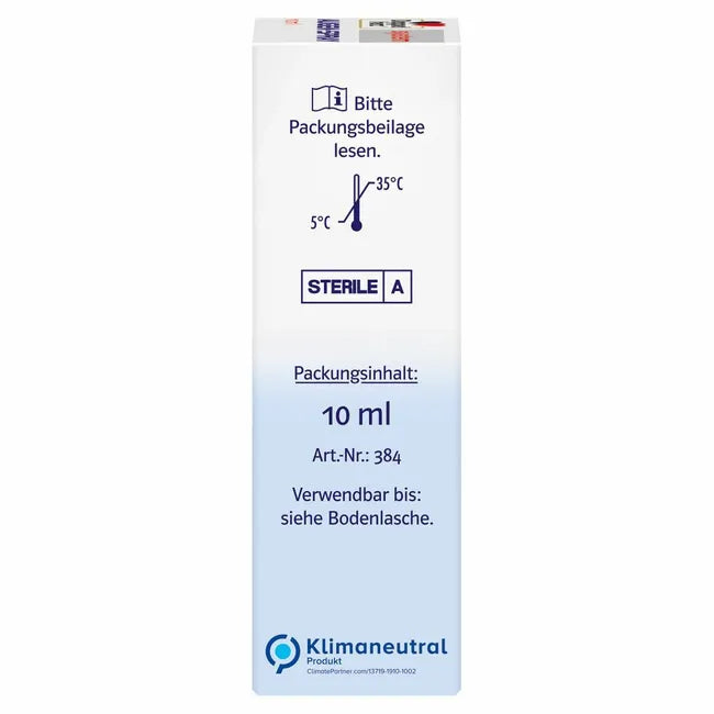 Side of the package with storage insructions