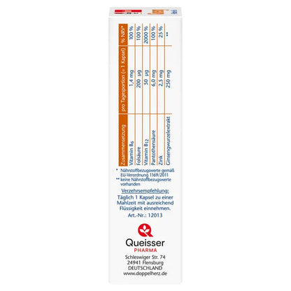 Side of the package with nutritional values