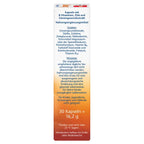 Ingredients list on the side of the box