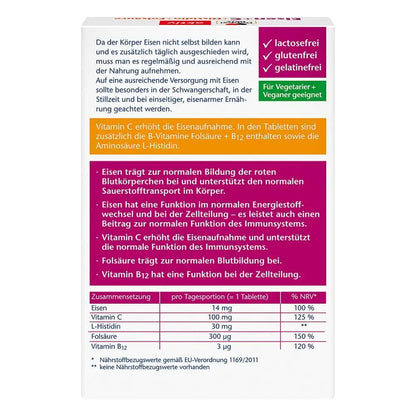 Doppelherz Iron + C. Histidine. Folic Acid Tablets 30 tab