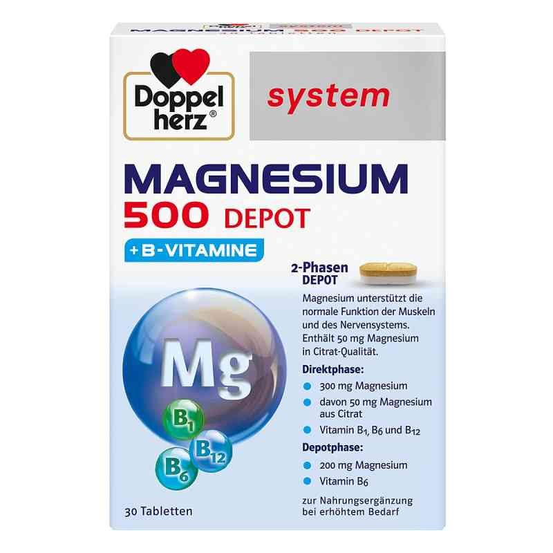 Doppelherz Magnesium 500 Depot System Tablets