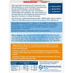 Product description on the back of the package