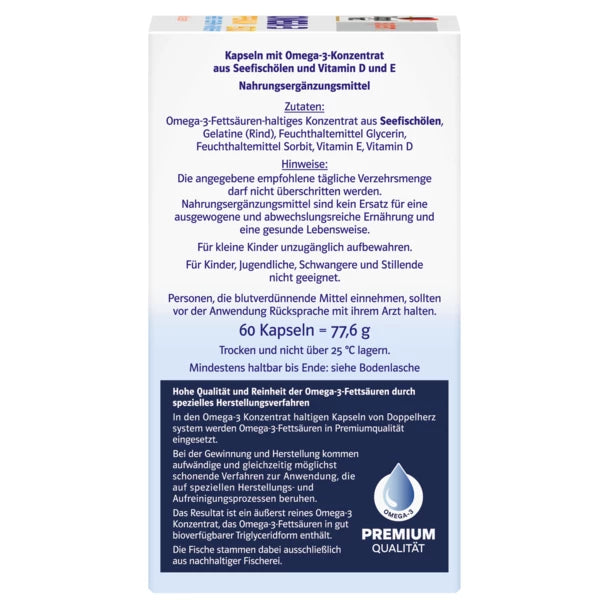 Doppelerz Omega-3 Premium 1500 60 cápsulas