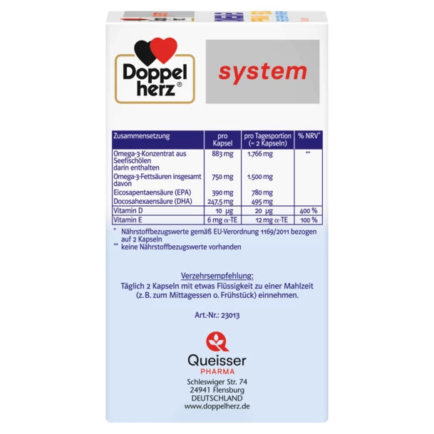 Doppelerz Omega-3 Premium 1500 60 cápsulas