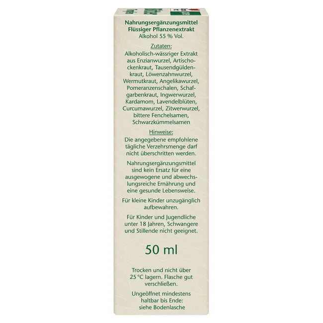 Side of the box showing the ingredients list