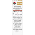 Feeding recommendation on the side of the package