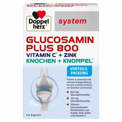 <tc>Doppelherz</tc> System Glucosamin Plus 800 til bruskstøtte 120 kapsler