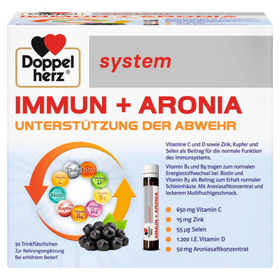 Doppelherz System Immune + Aronija za podršku imunitetu 30 bočica