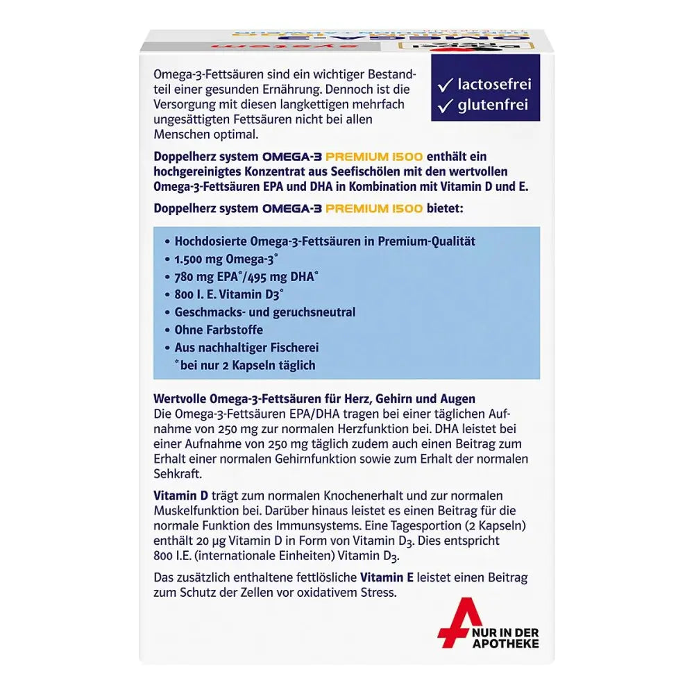 Omega-3 fatty acids are among the essential polyunsaturated fatty acids. We need to consume these "good" fats regularly in sufficient quantities through our diet. Omega-3 fatty acids can be further subdivided - however, the most active forms, EPA (eicosapentaenoic acid) and DHA (docosahexaenoic acid), are crucial for the positive health effect.