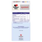 Side of the package, showing the nuritional values and consumption recommendation