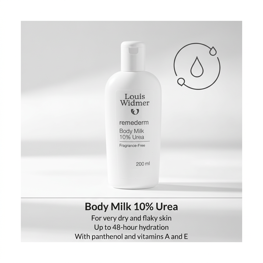 Louis Widmer Body Milk 10 % Urea for very dry skin