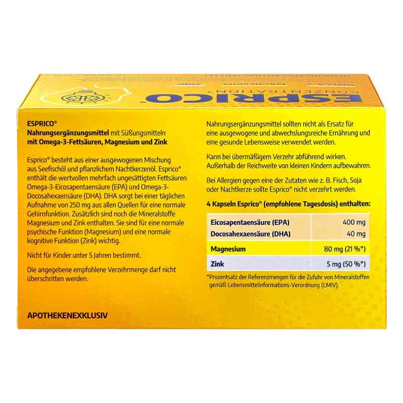 Capsule masticabili esprico 120 cap