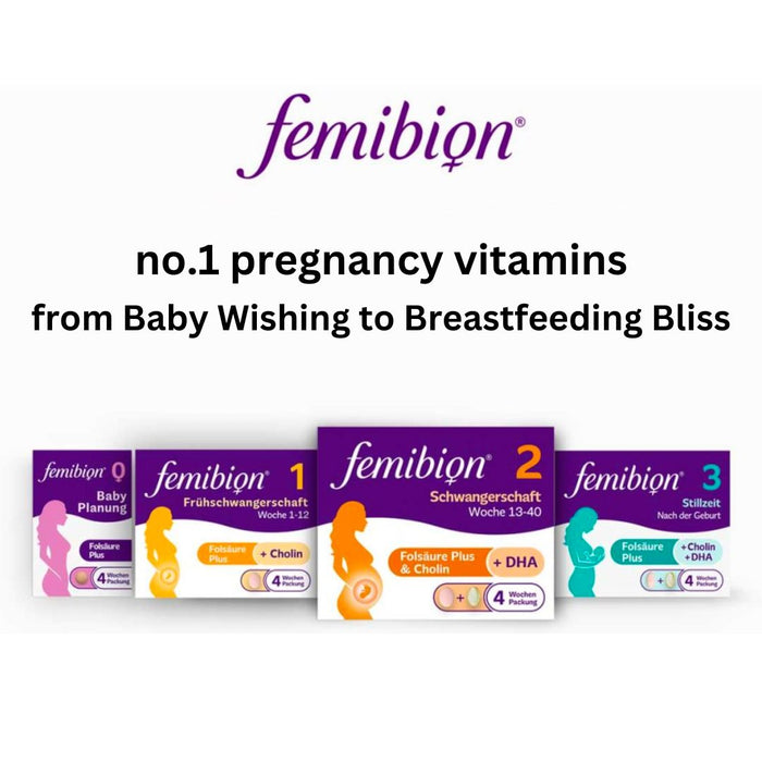 Femibion 1 28 tablets-vitamins for planning and pregnancy principle