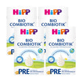 4 x 600g packages of Hipp Bio Combiotik Organic Pre Baby Milk Formula