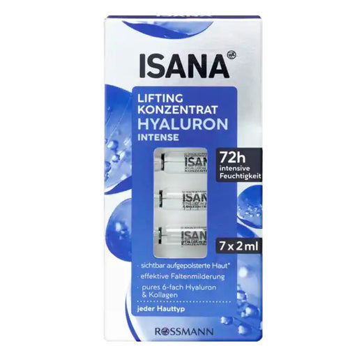 Isana Hyaluron Booster Moisturizing Serum Ampoule 7 x 2 ml