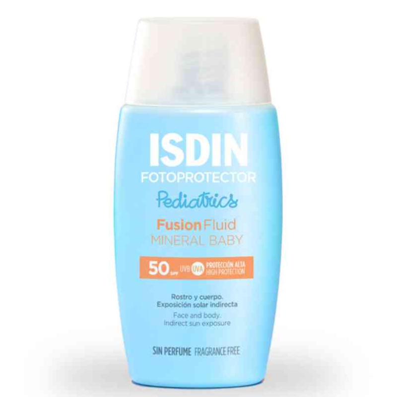 ISDIN Pediatrics Fusion Fluid MINERAL BABY Sunscreen SPF 50 50 ml