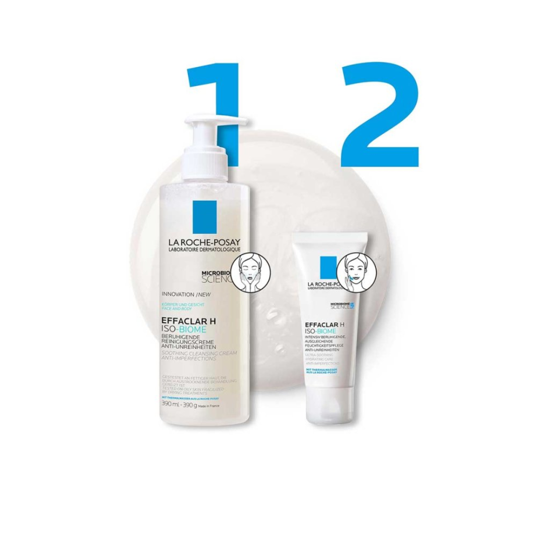 La Roche-Posay Effaclar H Iso-Biome Cleansing Cream 390 ml