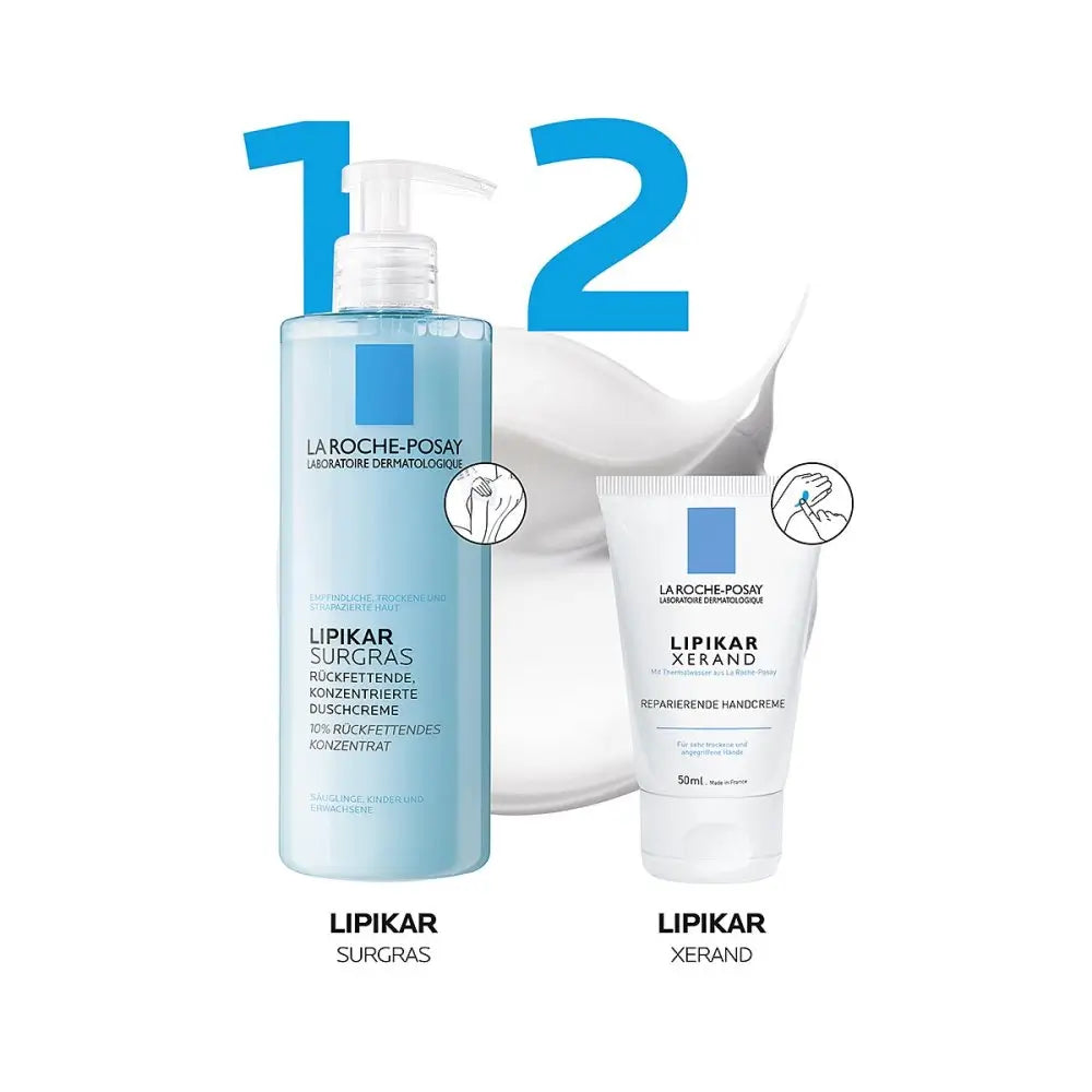 Skincare routine with La Roche-Posay Lipikar