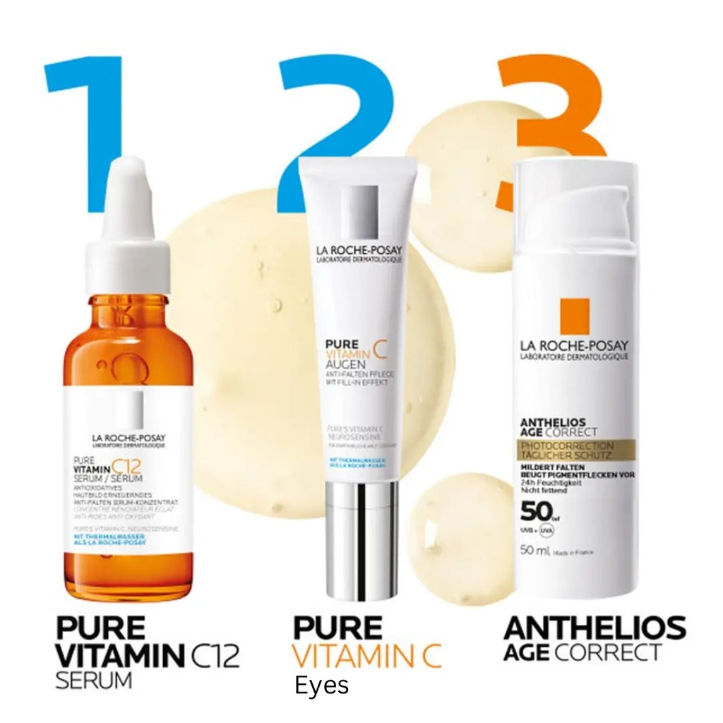 Care routine of La Roche Posay