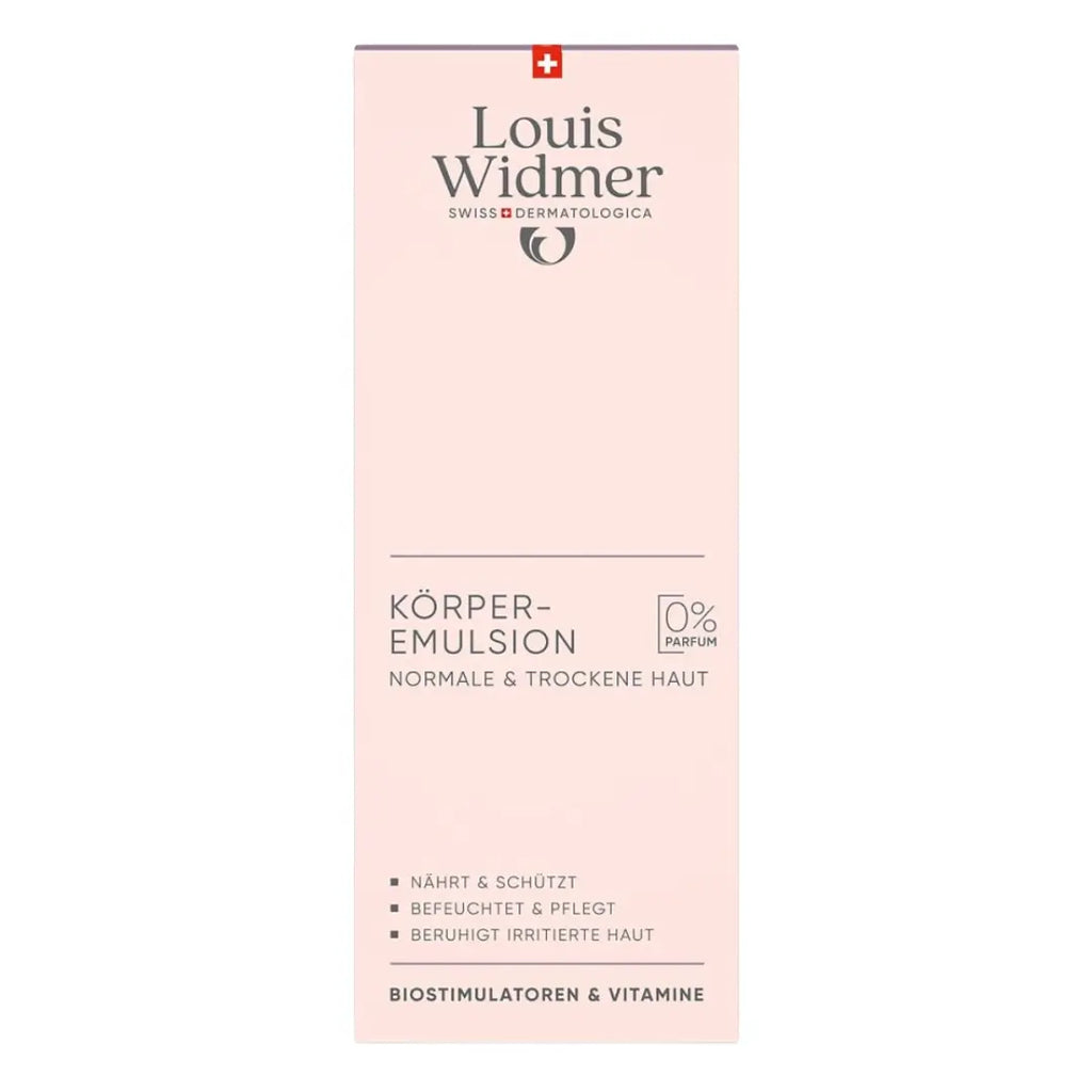 Louis Widmer Body Emulsionは、200 mlの無濃度です