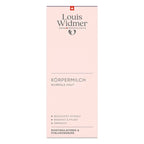 Louis Widmer body milk packaging on a white background
