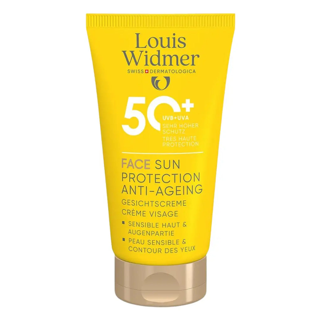 Louis Widmer Face Sun Protection Anti-Ageing SPF 50+ Unscented 50 ml tube