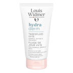 Louis Widmer Hydra Derm Day Fluid UV15 cream tube on a white background