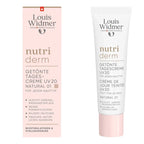 Louis Widmer nutri derm skincare products on a white background